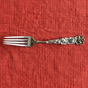Bridal Rose by Alvin Sterling Silver Fork approx. 6 3/4" No Monogram